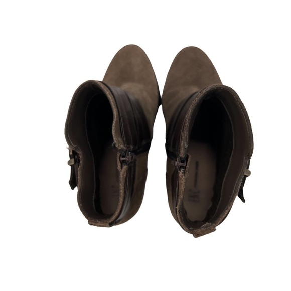 INC International Concepts Brown Suede Buckle Ankle Boots Size 7 Women's - Picture 5 of 11